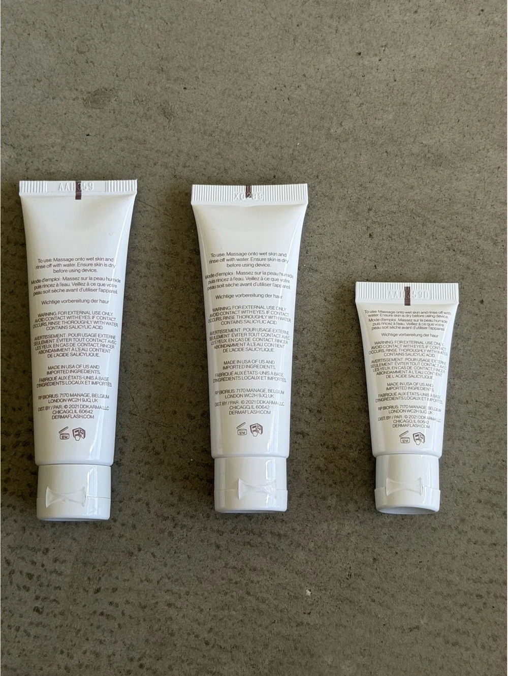 Dermaflash / Preflash Essential Skin Prep Mini Set / 3 Pc